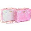 Girabrilla Tweed Case, 1 Maxi Valigetta Make Up con Specchio e Set di Trucchi, colore a sorpresa