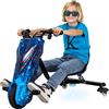 Actionbikes Motors Drift Scooter per Bambini 360 Gradi - Motore Elettrico da 250 Watt - 3 Livelli di Velocità - Illuminazione LED - Sedile Regolabile (Space Blue)