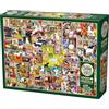 Cobble Hill Puzzle 1000 pezzi - Dogtown - Poster campione incluso