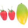 Milisten Maraca Musical Fruits 3pezzi Abs Plastic, Maraca Instruments | Festa Scuola Decor, Small Music Instrument Toys, Child Musical Toys, Decorative Fruit Models