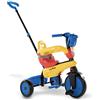smarTrike Breeze Multi Stage - Triciclo per bambini dai 15 ai 36 mesi, con 2 ruote per allenamento e manico regolabile, multicolore