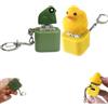 XKrmp Rechargeable Croaking Frog Keychain Toy - Keyboard Clicker Frog Fidget Toys, Colorful Lights & Satisfying Click Sounds, Fun & Portable Toy (#5)