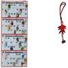 BLUSUPERSHOP ricevi 24 Cartelle assortite smorfia colorate e Numerate ACCESSORI PER Tombola Tradizionale Napoletana Gioco Natale Giochi Societa' TANTI GIOCHI