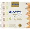 Giotto Fila - Giotto Gold Scatola, 20 Pastelli con Temperino