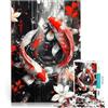 AITEXI Puzzle da 1000 pezzi per adulti Equilibrio dell'acquerello del pesce Koi Gioco a quiz Ogni pezzo è unico - Gioco divertente e stimolante per tutta la famiglia 52x38cm