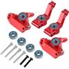SYFDGDV Accessori RC Compatibile Con Traxxas Per Slash Per Rustler 1/10 RC Car Parts Blocchi Sterzo Anteriori In Metallo Blocco Caster Supporti Per Mozzi Posteriori