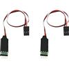 JUJIAN 2PZ 3CH 3-Channel HA Condotto LA Lampada Interruttore di Controllo Luce Pannello per 1/10 1/8 RC Modello di Axial SCX10 Trx4