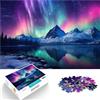 LKASGCBY Puzzle da 1000 pezzi per adolescenti Aurora boreale Difficile da completare ma divertente e umoristico offerte come regali per tutta la famiglia 52x38cm