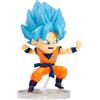 Bandai Dragon Ball Super Chibi Masters 8,5 cm Anime Figure - Super Saiyan God Goku Diversi Colori BD57225
