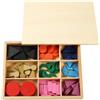 F Fityle Montessori Grammatica Apprendimento Lingua Insegnamento Ausili Materiale Linguistico in Legno Montessori Grammatica Simboli Set Bambini