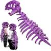 Generic Costume scheletro dinosauro peluche Silly Dino bambini e adulti Halloween cosplay