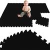 LittleTom 18 Pezzi Tappeto Gioco per Bambini in Piastrelle EVA 30x30 cm - Pavimento Morbido e Antiscivolo per Neonati - Superficie Puzzle Protettiva Ideale per la Cameretta dei Bimbi e Gioco a Terra
