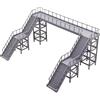 Outland Models Ponte pedonale in miniatura standard (2 scale) scala 1:87 HO
