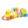 Trudi SEVI Trenino Bing (14 pz) | Trudi by Giochi in Legno Trenino vagone Bing. Regalo di Natale e Compleanno per Bambini | 34x11x9cm | Collezione Bing | Modello TUE63000