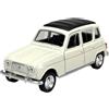 Generisch Welly 43741 - Modellino auto compatibile con Renault 4 bianco 1/34-1/39