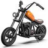 HYPER GOGO Challenger 12 Motocicletta elettrica per bambini, Moto Elettrica con Motore 160W, Modalità di Velocità 8/12/16 KMH, Pneumatici pieni da 12, Fino a 60 minuti di corsa continua per bambini
