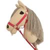 HORSE & toys Hobby Horse Grande A3 (Cavallo su un mazzo) con briglia come da immagine (nero)