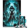 AITEXI Puzzle da 1000 pezzi per adulti Lilith, Regina dei Demoni, Dark Fantasy Difficile e sfidante con poster abbinato e foglio di quiz 38x26cm