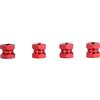 Naroote Ruote da 12 Mm Estensione Hub Esagonale Adattatore Esagono Esagono, Distanziali Esagni Rc in Lega di Alluminio Robusto Leggero per Auto Rc 1/10 (Rosso)