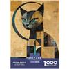 XKASKDFKE Puzzle Gatto artistico Arte Stampa Di Qualit Gioco Educativo E Stimolante Animalii Divertimento Gioco 1000 Pezzi Per Adulti E Bambini 38x26cm/1000pcs