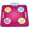 COSTWAY Tappeto da Ballo per Bambini, Tappeto Musicale Giocattolo con Luci