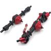 SYFDGDV Accessori RC Compatibile Con MN D90 D91 D96 99S 1/12 RC Car Upgrade Parts Accessories Metal Gear Front Rear Bridge Axle Set