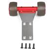 ZLiT Ruota Head Up per auto RC ARRMA 1/18 Granite Grom RC per ARRMA 1/18 Typhon Grom RC Car Wheelie Bar Kit (rosso)