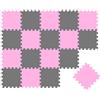 LittleTom 18 Pezzi Tappeto Gioco per Bambini in Piastrelle EVA 30x30 - Pavimento Morbido e Antiscivolo per Neonati - Superficie Puzzle Protettiva Ideale per la Cameretta dei Bimbi e Gioco a Terra