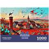 YTPONBCSTUG Alsazia francese Riquewihr Puzzle in Legno Impermeabile DIY Puzzles Da 1000 Pezzi Regali Per Adulti Sfidanti E Rompicapo Giochi Educativi