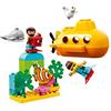 LEGO Duplo Town Avventura Sottomarina, Gioco da Bagno, Bollicine d'Aria, Set per Bambini di 2 Anni, 10910