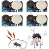 GodbTG 4 Pack Annoyatron Random Noise Maker, Annoyatron 3.0 Noise Maker Prank, Annoy A Tron Prank, Hidden Pranks Beeping Several Months, Funny Office Pranks for Adults (Blue)
