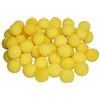 VIHEEVA Set di 50 palline di spugna super morbide (gialle) da 2,5 cm, per trucchi magici colorati, per trucco magico e scenografico (giallo, 2,5 cm)