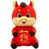 Generico Peluche 'Anno Del Cavallo Cinese,Mascot Capodanno Cinese 2026 | Animale di Peluche Portafortuna Souvenir,Per Decorazione Casa Libreria Scrivania Scuola Ufficio