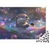 KNZVCXUEH Lontra Jigsaw Bagno di Bolle Puzzle in Legno 1000Pcs Collection Divertimento Per Adulti Rilassamento E Intelligence Impossible Puzzle 1000pcs (75x50cm)
