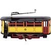 HouseVibe Giocattolo Tram Trolley di Latta Vintage con Carica a Molla, Regalo da Collezione