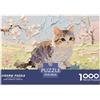 YTPONBCSTUG Gatto Puzzle in Legno Impermeabile Puzzles Da 1000 Pezzi Regali Per Adulti Impossibili Giochi Di Impegnativi