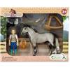 CollectA Set Cavaliere e Cavallo Western | Modello # 84245