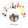 Wanapix | Carte da Gioco Personalizzate | Francese | Gioco di Carte con la tua Foto su un Lato | Set di 55 Carte con Quadri, Fiori, Cuori e Picche | Corona