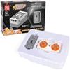 Mould King Modulo alimentato M0006S 4.0, incluso telecomando ricaricabile e scatola batteria, 4 accessori di aggiornamento della porta di uscita di potenza (controllo APP/programmabile)