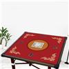 BeLongsYou Tappetino Mahjong Antiscivolo Riduzione del Rumore Copertura del Tavolo per Mahjong Paigow Poker Giochi di Carte Domino Giochi da Tavolo Tappetino Antiscivolo,Rosso,100x100cm