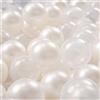 KiddyMoon Palline Morbide Colorate Per Piscina Bambini Fatto In UE, 500 ∅ 6CM, Perla/Trasparente