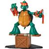 PlayMates TMNT - Schizzo classico a forma di tartaruga, FIG Michelangelo