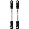 INJORA Barre di Collegamento in Acciaio Inox con Terminali a Snodo per TRX4 SCX10 1/10 RC Crawler Car