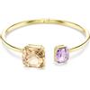 Swarovski Bracciale Swarovski Millenia, forma ottagonale, multicolore, placcato oro