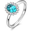 Brosway Anello Donna in Argento e Aqua Green | Collezione Fancy - FAG20C