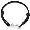 NewL Braccialetto in corda a mano per Lady Hand Locker Bracciale Jewerly Hand Love Bracelet infinity Love Hand Bracelet, Pietra, Zirconia cubica