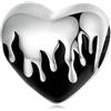 LES FOLIES DI PAOLA GRIECO Charm Cuore Nero Sanguinante Sposa Cadavere per Disney in argento 925 - Les Folies per Pandora
