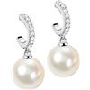Morellato Orecchini pendenti da donna in argento SANH03, Argento sterling, Perla