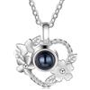Glooraca Collane di foto per donne Collana personalizzata con immagine all'interno della collana di proiezione Collana di foto personalizzata per donne fidanzata mamma regali di compleanno (Style 30)