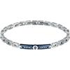 Maserati Bracciale Uomo in Acciaio, Cristalli, Collezione Iconic - JM423AVD27